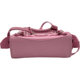 バレンシアガ BALENCIAGA ネオクラシック スーパーナノ 669537 ピンク レザー レディース ショルダーバッグ