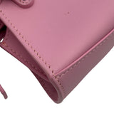 バレンシアガ BALENCIAGA ネオクラシック スーパーナノ 669537 ピンク レザー レディース ショルダーバッグ