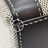 バーバリーロンドン BURBERRY LONDON ホースフェリートートバッグ ブラック キャンバス レディース ショルダーバッグ