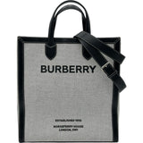 バーバリーロンドン BURBERRY LONDON ホースフェリートートバッグ ブラック キャンバス メンズ トートバッグ