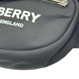 バーバリーロンドン BURBERRY LONDON ウエストポーチ ブラック ナイロン レディース ウエストバッグ
