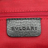 ブルガリ BVLGARI ロゴマニアトート ブラック キャンバス レディース ハンドバッグ