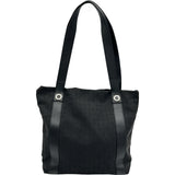 ブルガリ BVLGARI ロゴマニアトート ブラック キャンバス レディース トートバッグ