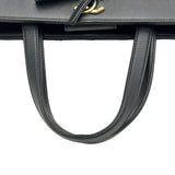 シャネル CHANEL アフィニティスモールショッピングバッグ A93750 2番台 ブラック ゴールド金具 キャビアスキン レディース トートバッグ