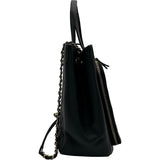 シャネル CHANEL アフィニティスモールショッピングバッグ A93750 2番台 ブラック ゴールド金具 キャビアスキン レディース トートバッグ