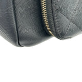シャネル CHANEL アフィニティスモールショッピングバッグ A93750 2番台 ブラック ゴールド金具 キャビアスキン レディース トートバッグ