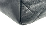シャネル CHANEL アフィニティスモールショッピングバッグ A93750 2番台 ブラック ゴールド金具 キャビアスキン レディース トートバッグ