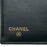 シャネル CHANEL CCフィリグリーウォレット A81940 ブラック ゴールド金具 キャビアスキン レディース 二つ折り財布