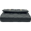 シャネル CHANEL CCフィリグリーウォレット A81940 ブラック ゴールド金具 キャビアスキン レディース 二つ折り財布