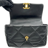 シャネル CHANEL CHANEL 19 AS1190 ブラック ゴールド/シルバー金具 ラムスキン レディース ショルダーバッグ