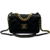 シャネル CHANEL CHANEL 19 AS1190 ブラック ゴールド/シルバー金具 ラムスキン レディース ショルダーバッグ