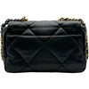 シャネル CHANEL CHANEL 19 AS1190 ブラック ゴールド/シルバー金具 ラムスキン レディース ショルダーバッグ
