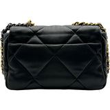 シャネル CHANEL CHANEL 19 AS1190 ブラック ゴールド/シルバー金具 ラムスキン レディース ショルダーバッグ