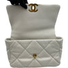 シャネル CHANEL CHANEL 19 ラージ AS1161 ホワイト ゴールド/シルバー金具 ラムスキン レディース ショルダーバッグ