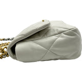 シャネル CHANEL CHANEL 19 ラージ AS1161 ホワイト ゴールド/シルバー金具 ラムスキン レディース ショルダーバッグ