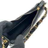 シャネル CHANEL CHANEL19 スモールホーボー AP3647 ブラック ゴールド金具 ラムスキン レディース ショルダーバッグ