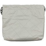 シャネル CHANEL CHANEL 22 ハンドバッグ AS3261 ホワイト シルバー/ブラック金具 シャイニーカーフ レディース ハンドバッグ