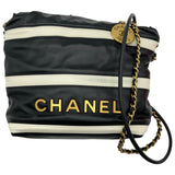 シャネル CHANEL CHANEL22 ミニバッグ AS3980 ブラック/ホワイト ゴールド金具 ラムスキン レディース ショルダーバッグ