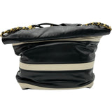 シャネル CHANEL CHANEL22 ミニバッグ AS3980 ブラック/ホワイト ゴールド金具 ラムスキン レディース ショルダーバッグ