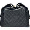 シャネル CHANEL CHANEL25 ミディアム ブラック ゴールド金具 キャビアスキン レディース ショルダーバッグ