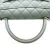 シャネル CHANEL ココハンドル29 A92991 ライトブルー ゴールド金具 キャビアスキン レディース ショルダーバッグ