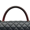 シャネル CHANEL ココハンドル29 A92991 21番台 ブラック シルバー金具 キャビア・リザードスキン レディース ショルダーバッグ