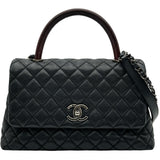 シャネル CHANEL ココハンドル29 A92991 21番台 ブラック シルバー金具 キャビア・リザードスキン レディース ショルダーバッグ