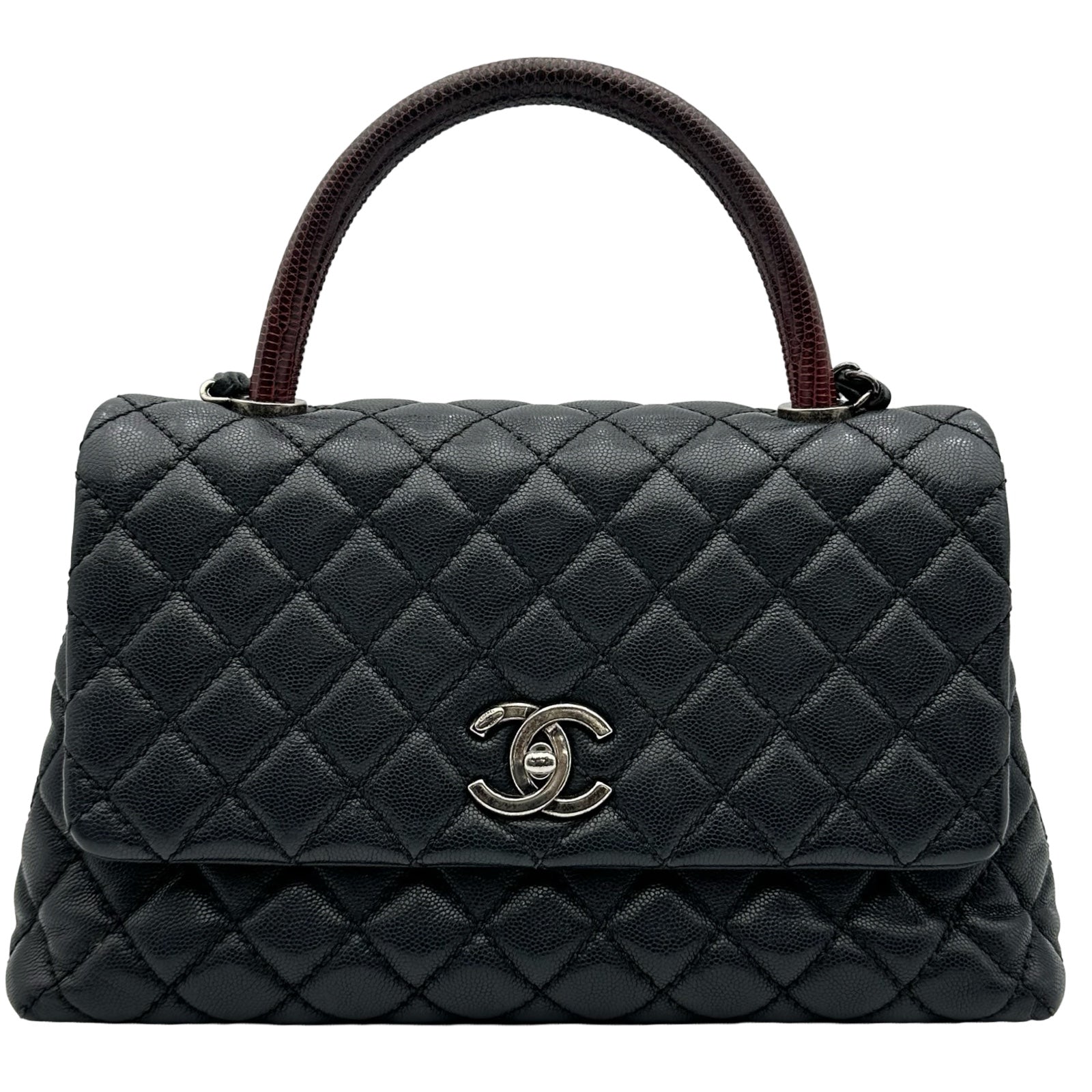 シャネル CHANEL ココハンドル29 A92991 21番台 ブラック シルバー金具