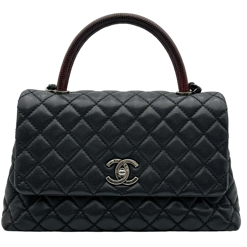 シャネル CHANEL ココハンドル29 A92991 21番台 ブラック シルバー金具
