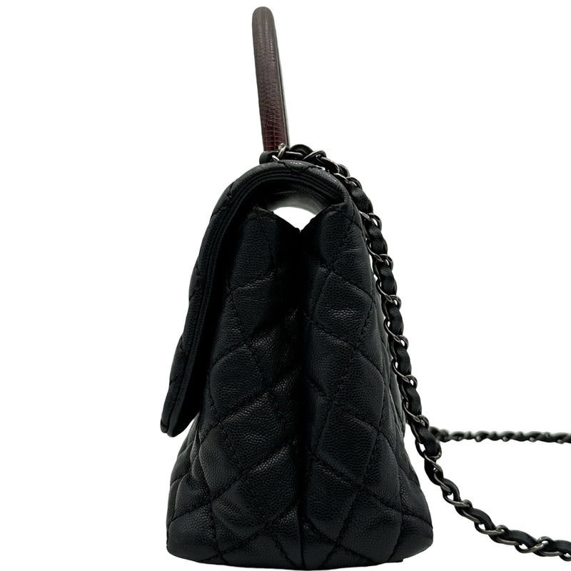 シャネル CHANEL ココハンドル29 A92991 21番台 ブラック シルバー金具