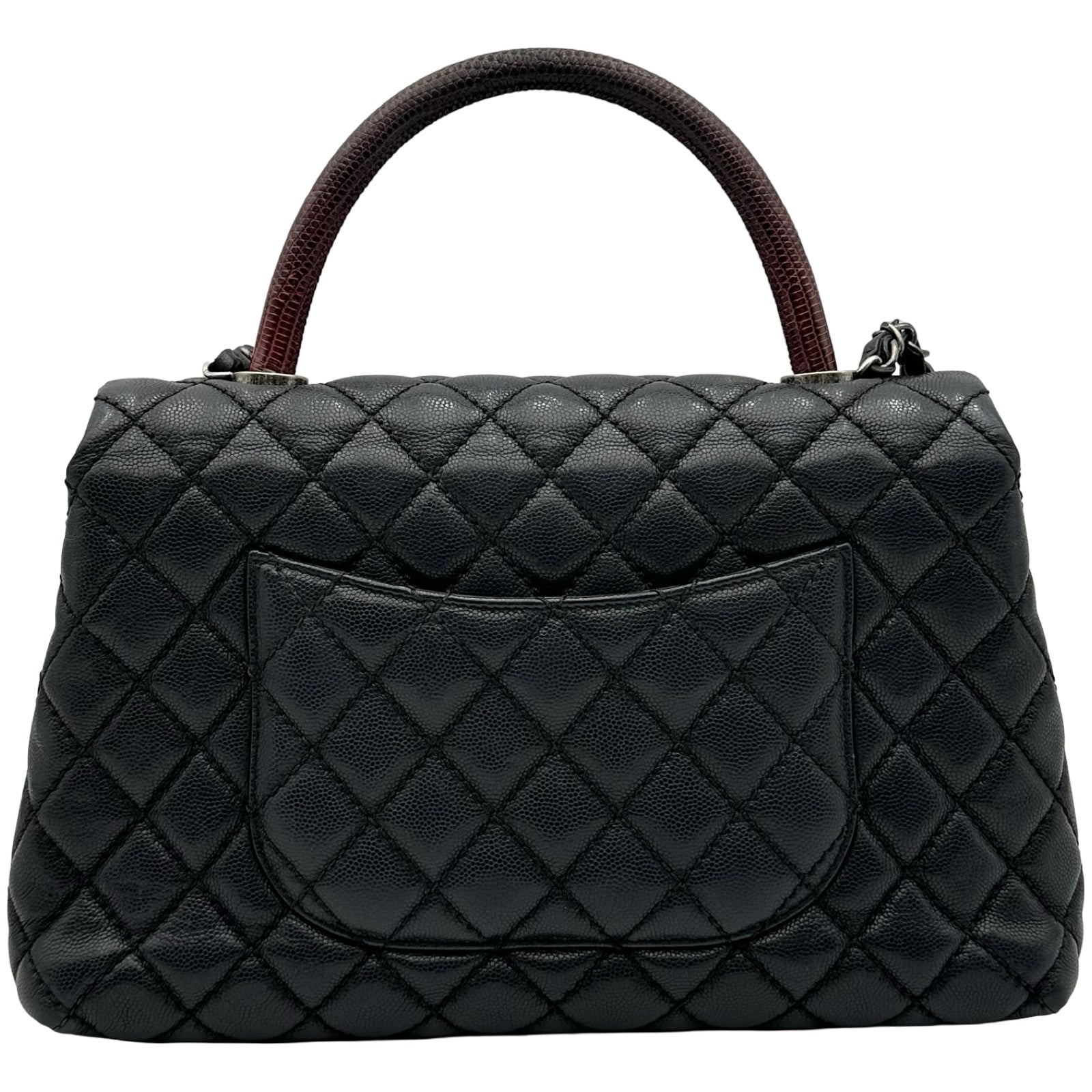 シャネル CHANEL ココハンドル29 A92991 21番台 ブラック シルバー金具