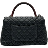 シャネル CHANEL ココハンドル29 A92991 21番台 ブラック シルバー金具 キャビア・リザードスキン レディース ショルダーバッグ