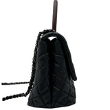 シャネル CHANEL ココハンドル29 A92991 21番台 ブラック シルバー金具 キャビア・リザードスキン レディース ショルダーバッグ