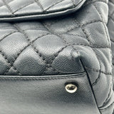 シャネル CHANEL ココハンドル29 A92991 21番台 ブラック シルバー金具 キャビア・リザードスキン レディース ショルダーバッグ