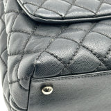 シャネル CHANEL ココハンドル29 A92991 21番台 ブラック シルバー金具 キャビア・リザードスキン レディース ショルダーバッグ