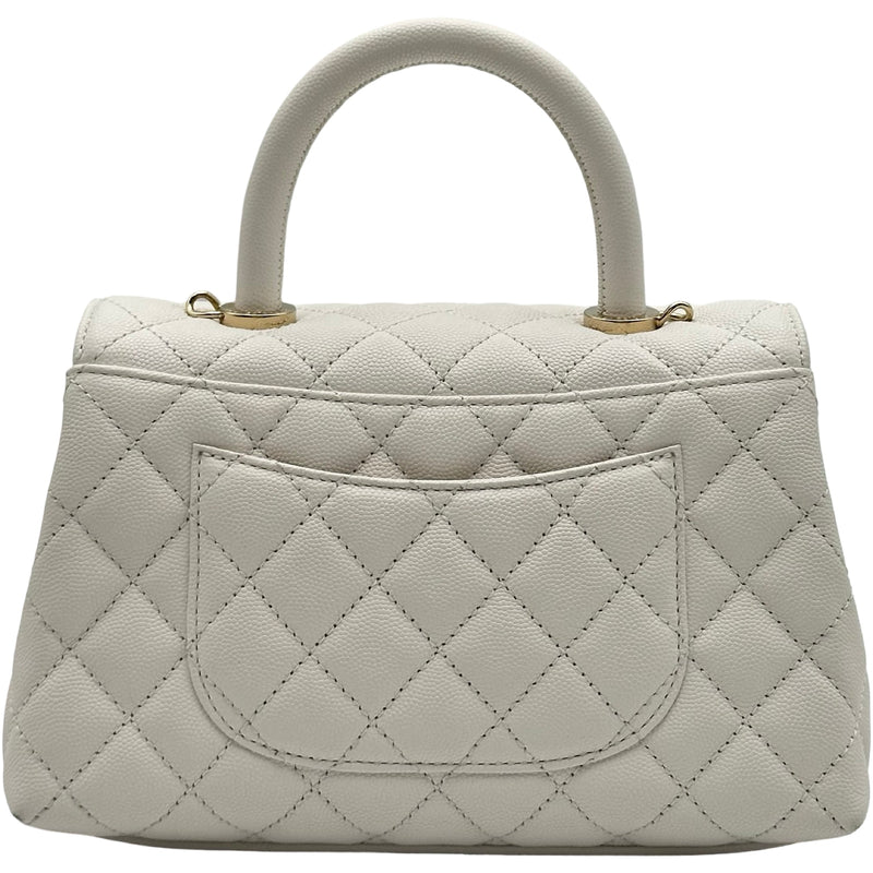 シャネル CHANEL ココハンドルXS A92990 ホワイト ゴールド金具