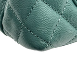 シャネル CHANEL ココハンドルXXS AS2215 グリーン ゴールド金具 キャビアスキン レディース ショルダーバッグ