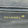 シャネル CHANEL ココマークカゴバッグ 5番台 ブラウン/ブルー ゴールド金具 ストロー/デニム レディース ショルダーバッグ