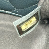 シャネル CHANEL ショッピングバッグ スモール A98664 24番台 ネイビー シルバー金具 キャビアスキン レディース ショルダーバッグ