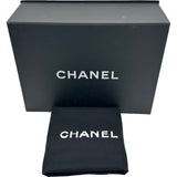 シャネル CHANEL ショッピングバッグ スモール A98664 24番台 ネイビー シルバー金具 キャビアスキン レディース ショルダーバッグ