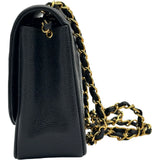 シャネル CHANEL ダイアナ25 A01165 3番台 ブラック ゴールド金具 キャビアスキン レディース ショルダーバッグ