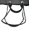 シャネル CHANEL ドーヴィルショッピングバッグ A57067 25番台 ブラック シルバー金具 キャビアスキン レディース トートバッグ