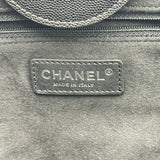 シャネル CHANEL ドーヴィルショッピングバッグ A57067 25番台 ブラック シルバー金具 キャビアスキン レディース トートバッグ