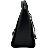 シャネル CHANEL ドーヴィルショッピングバッグ A57067 25番台 ブラック シルバー金具 キャビアスキン レディース トートバッグ