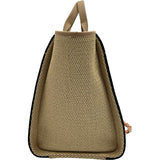 シャネル CHANEL ドーヴィルショッピング ラージ A93786 29番台 ベージュ/ブラック ゴールド金具 ラフィア レディース トートバッグ