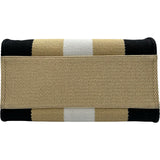シャネル CHANEL ドーヴィルショッピング ラージ A93786 29番台 ベージュ/ブラック ゴールド金具 ラフィア レディース トートバッグ