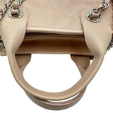 シャネル CHANEL ドーヴィルボーリング A92757 20番台 ピンク シルバー金具 キャビアスキン レディース ハンドバッグ