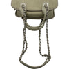 シャネル CHANEL ドーヴィル ボーリングバッグ A92749 グレージュ シルバー金具 キャンバス レディース ショルダーバッグ