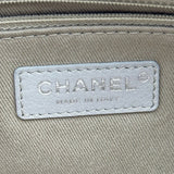 シャネル CHANEL ドーヴィル ボーリングバッグ A92749 グレージュ シルバー金具 キャンバス レディース ショルダーバッグ