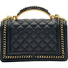 シャネル CHANEL ボーイシャネル20 A94805 ブラック ゴールド金具 マトラッセ/ラムスキン レディース ショルダーバッグ